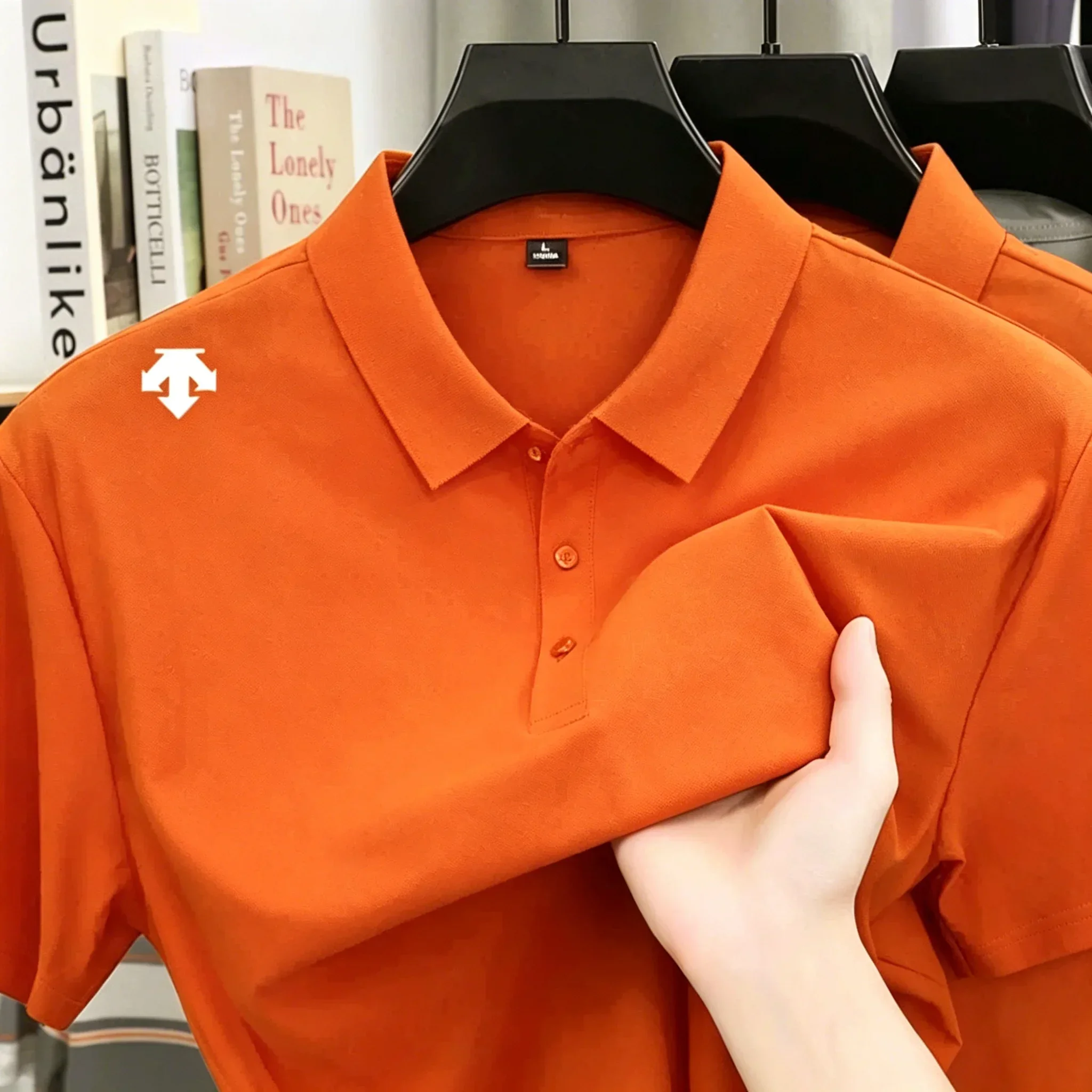 2026 new Men's embroidery Polo Shirt Fashion Sports Top Summer Comfortable Breathable Leisure High end T-shirt shirt men shirts