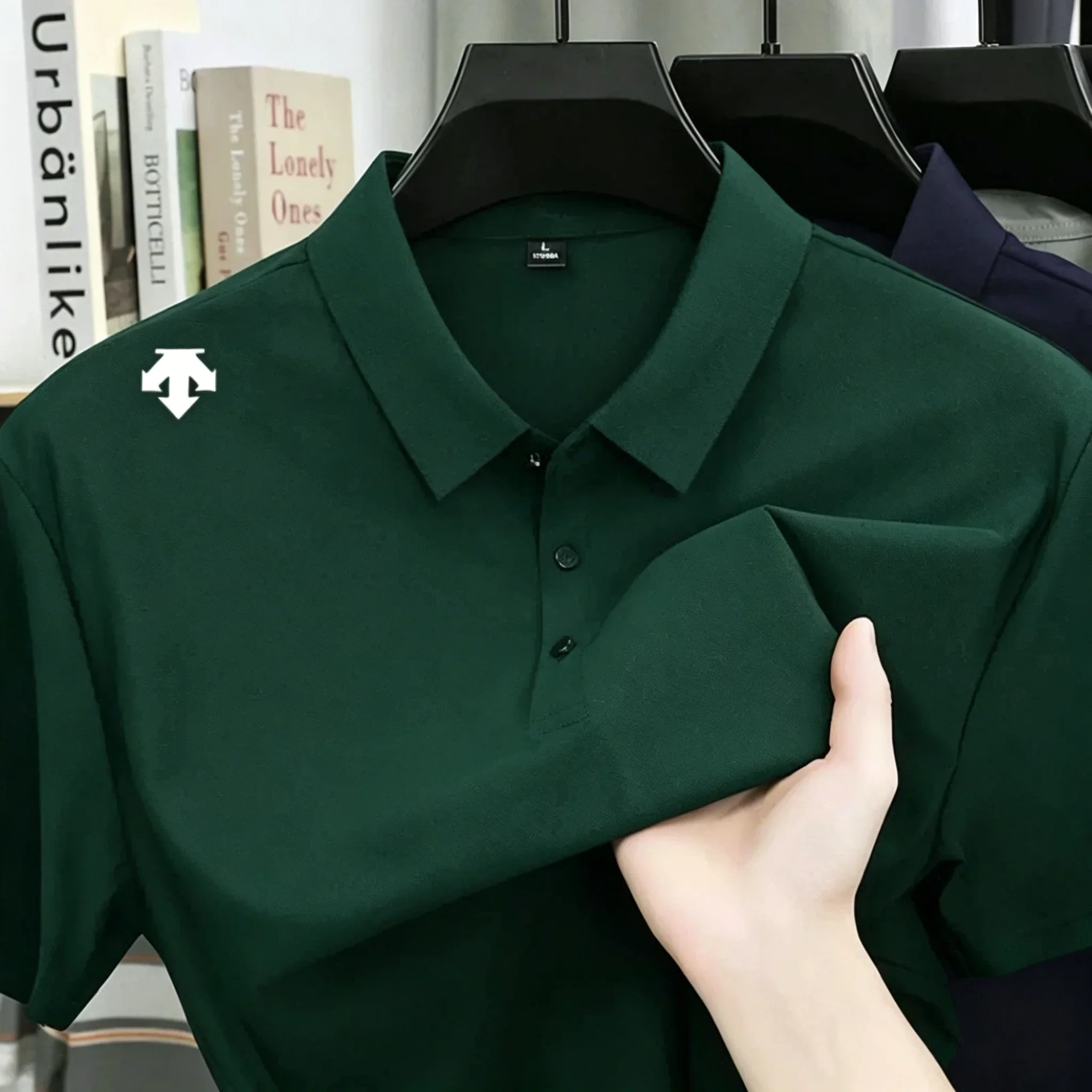 2026 new Men's embroidery Polo Shirt Fashion Sports Top Summer Comfortable Breathable Leisure High end T-shirt shirt men shirts