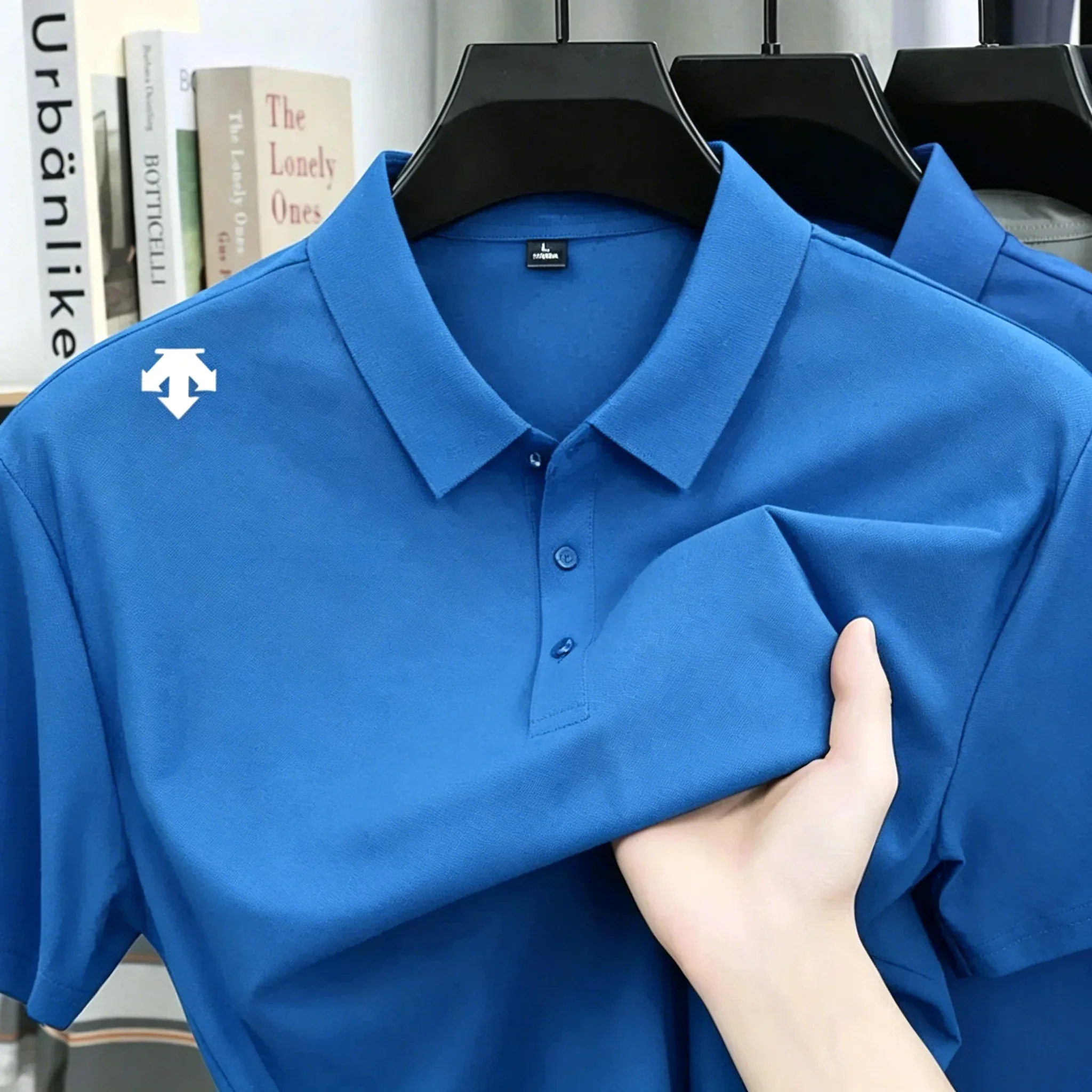 2026 new Men's embroidery Polo Shirt Fashion Sports Top Summer Comfortable Breathable Leisure High end T-shirt shirt men shirts