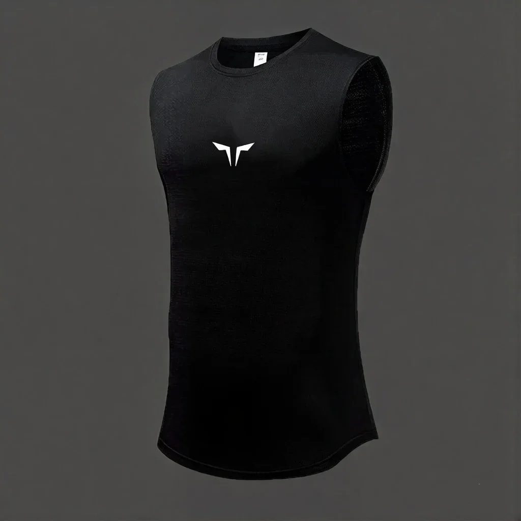 Street Fitness Tank Top Men's Sleeveless Training Shirt Outdoor Fitness Gym Park T-shirt