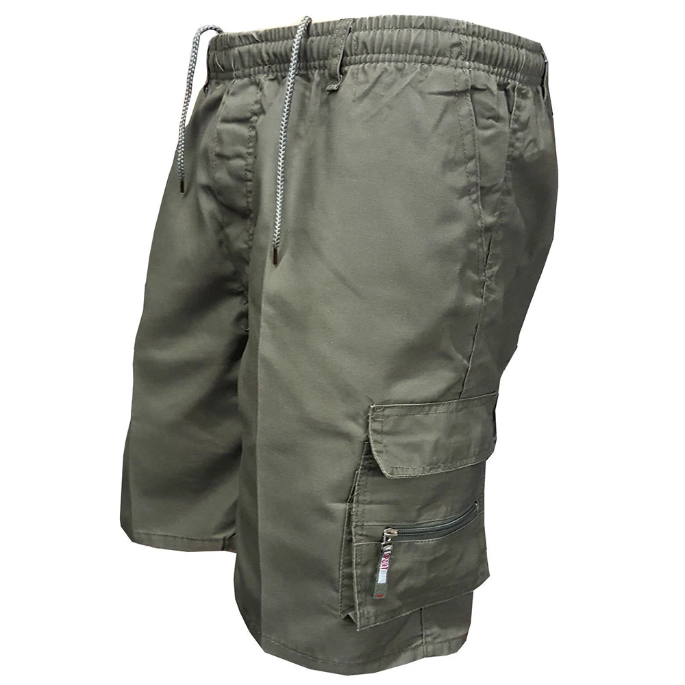 Men Military Tactical Shorts Summer Loose Casual Cargo Shorts Multi Pocket Outdoor Jogging Sweatpants Hiking Pants