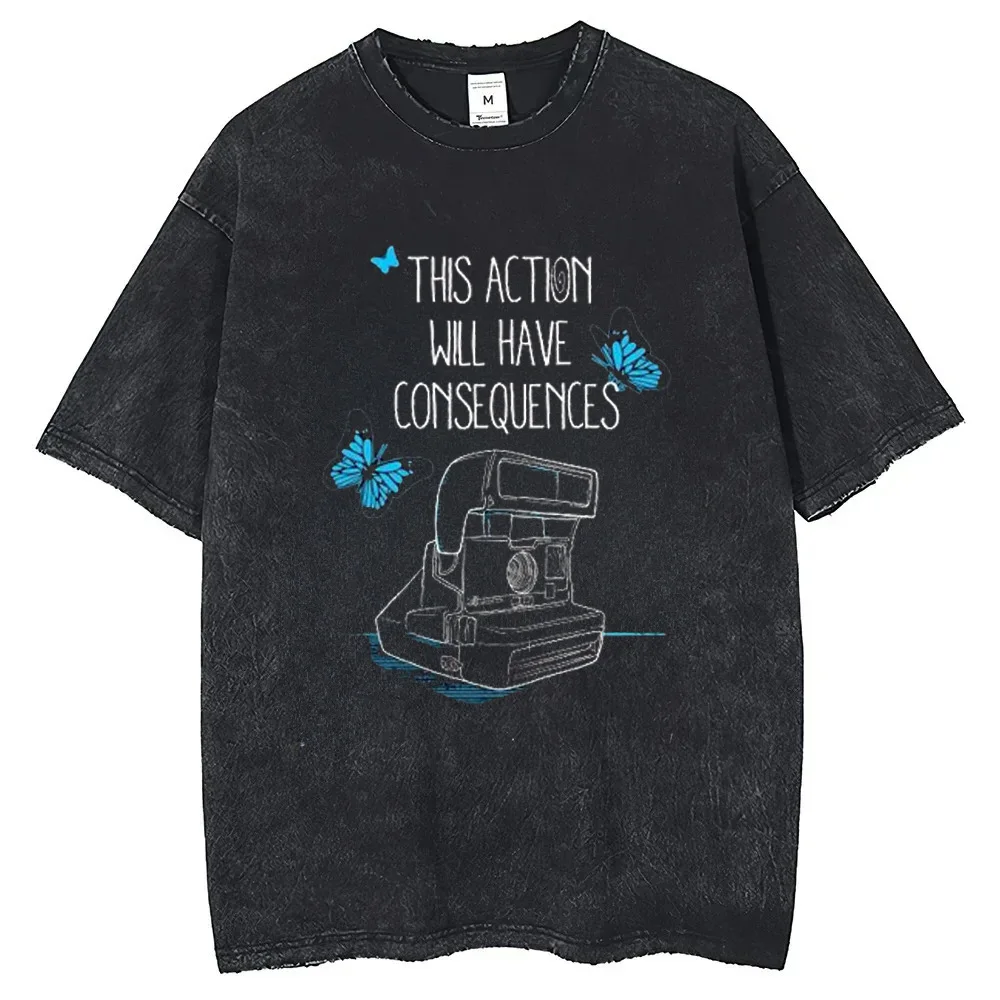 Life Is Strange Cotton T-shirt Short Sleeve Custom Man T-shirts Mens Tshirt Hip Hop Streetwear New Arrival Male Clothes