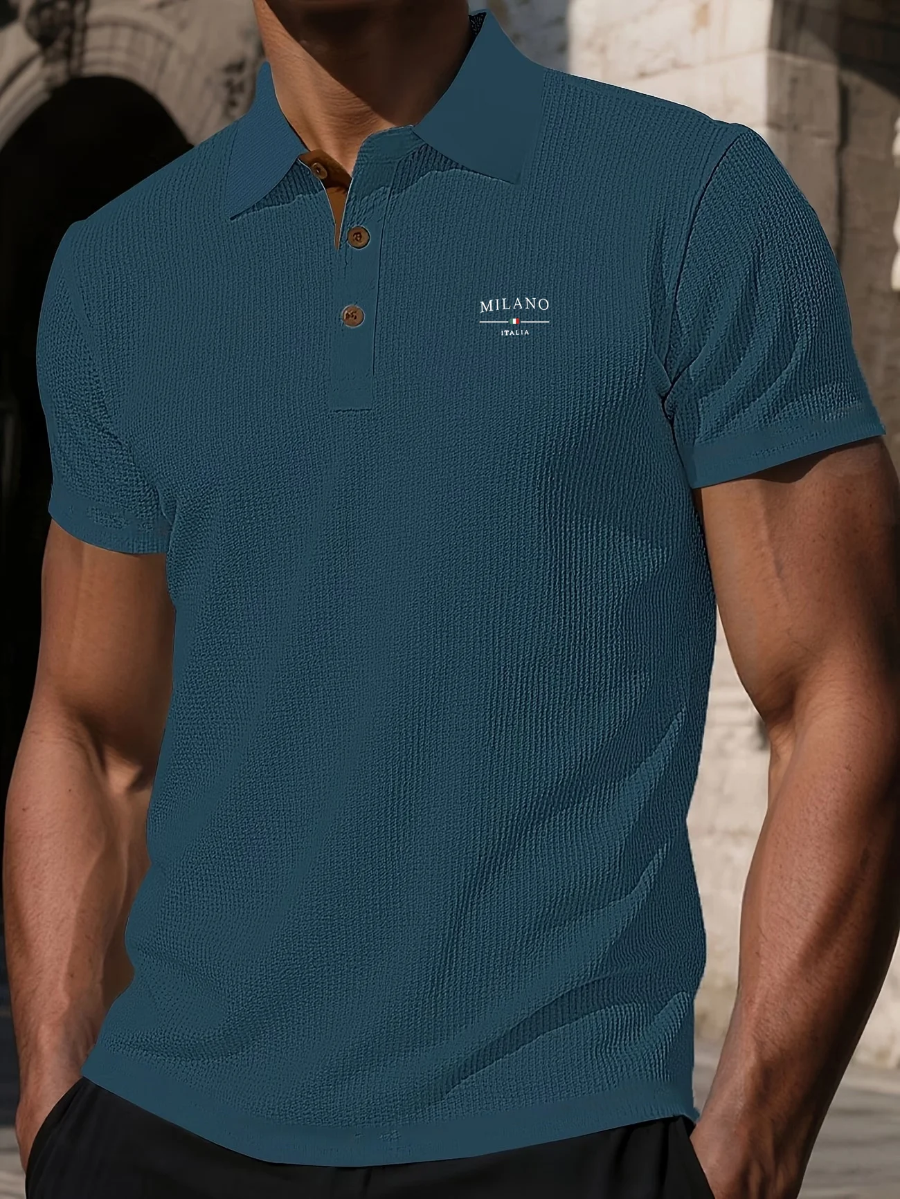 Men's Short-Sleeved Polo Shirt