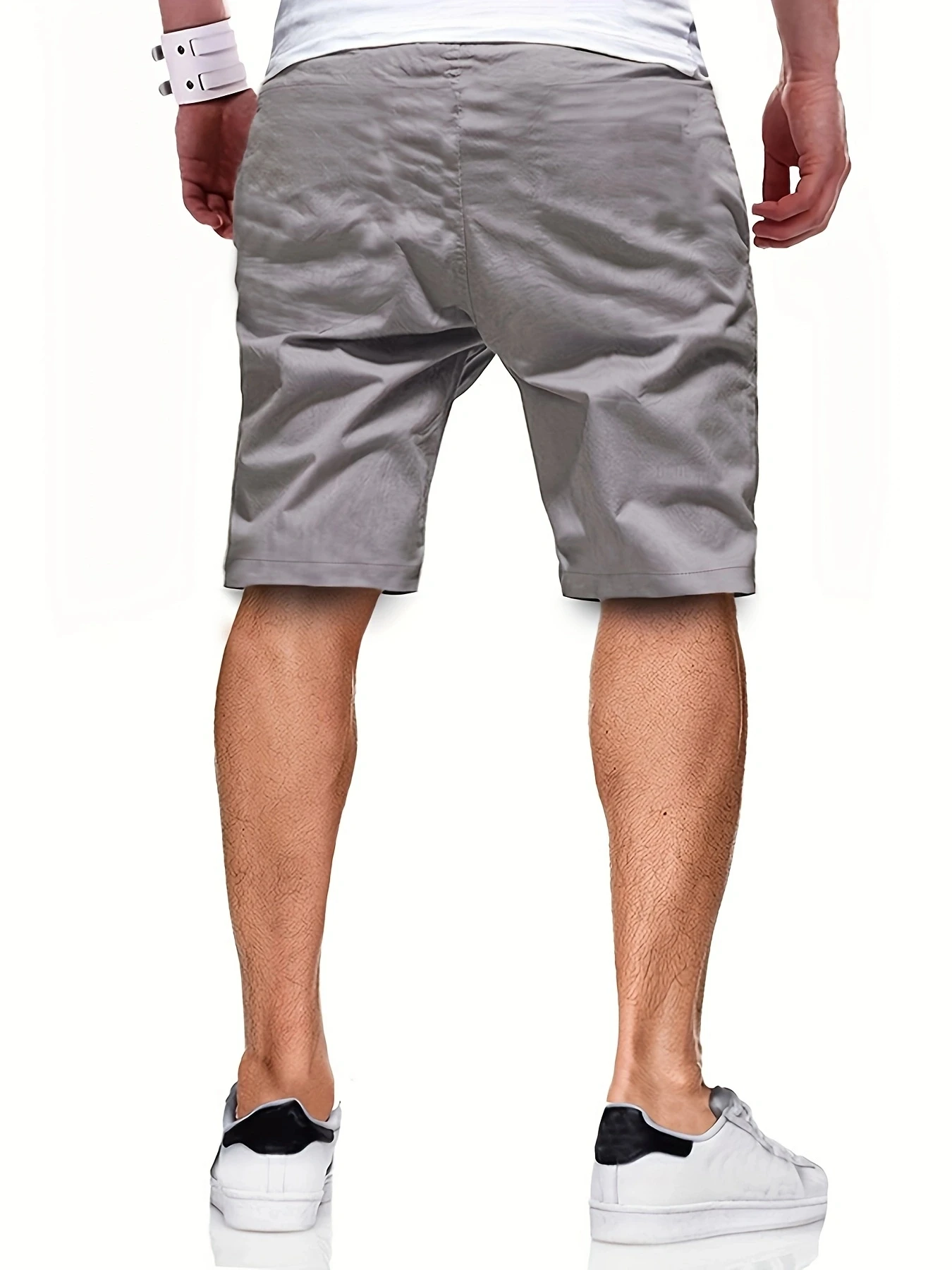 New Summer Men's Casual Short, Bermuda Short, Fitness Jogging Short, Vintage Elastic Waist Cargo shorts