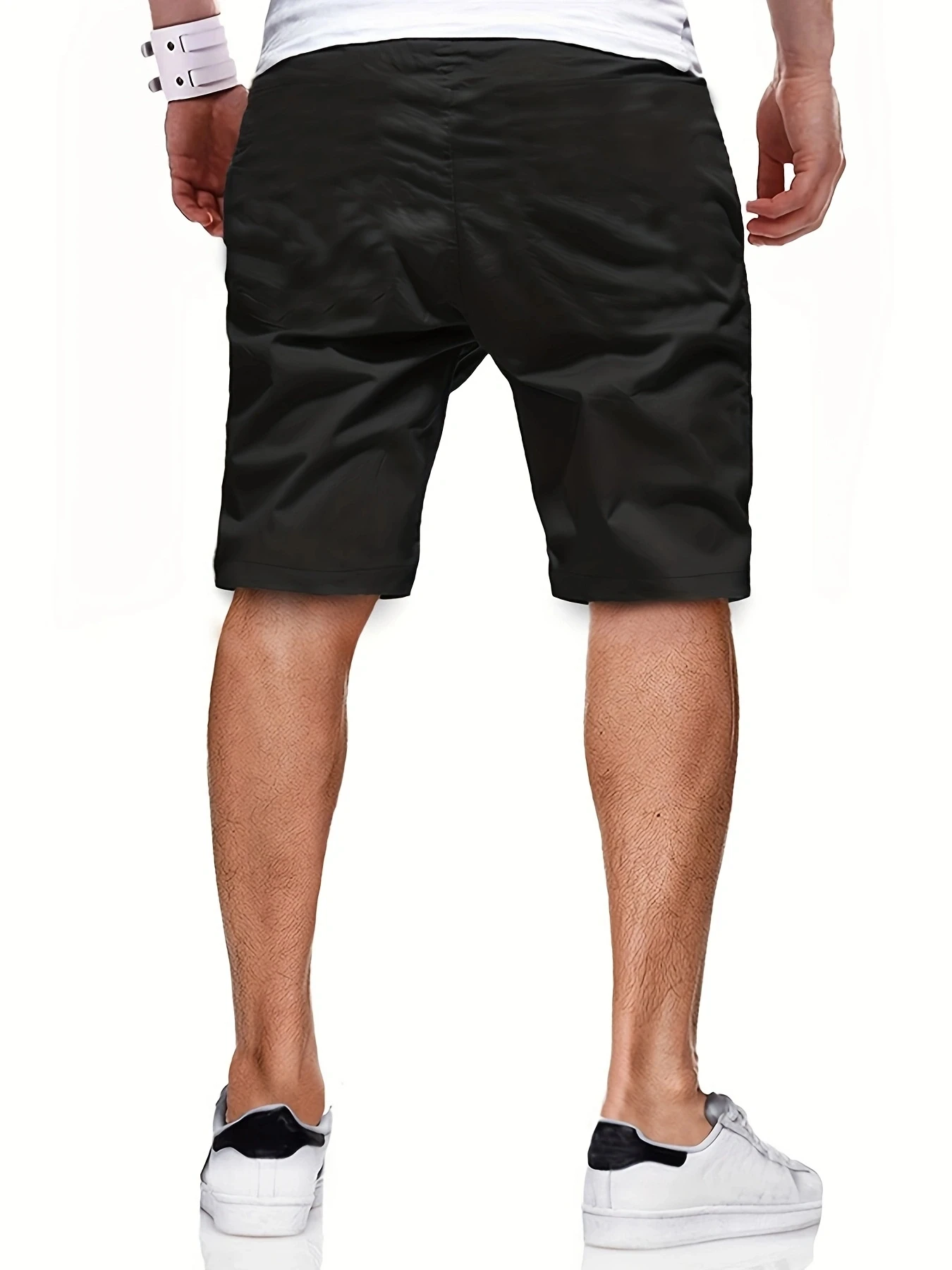 New Summer Men's Casual Short, Bermuda Short, Fitness Jogging Short, Vintage Elastic Waist Cargo shorts