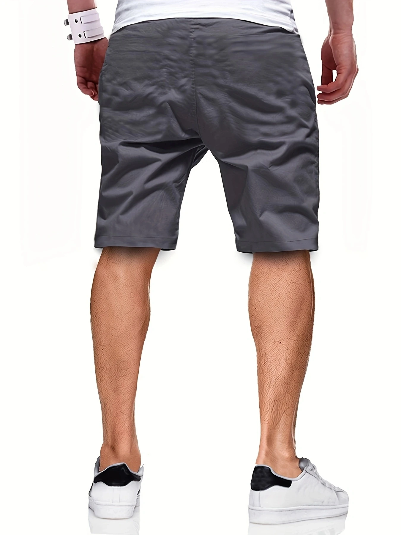 New Summer Men's Casual Short, Bermuda Short, Fitness Jogging Short, Vintage Elastic Waist Cargo shorts