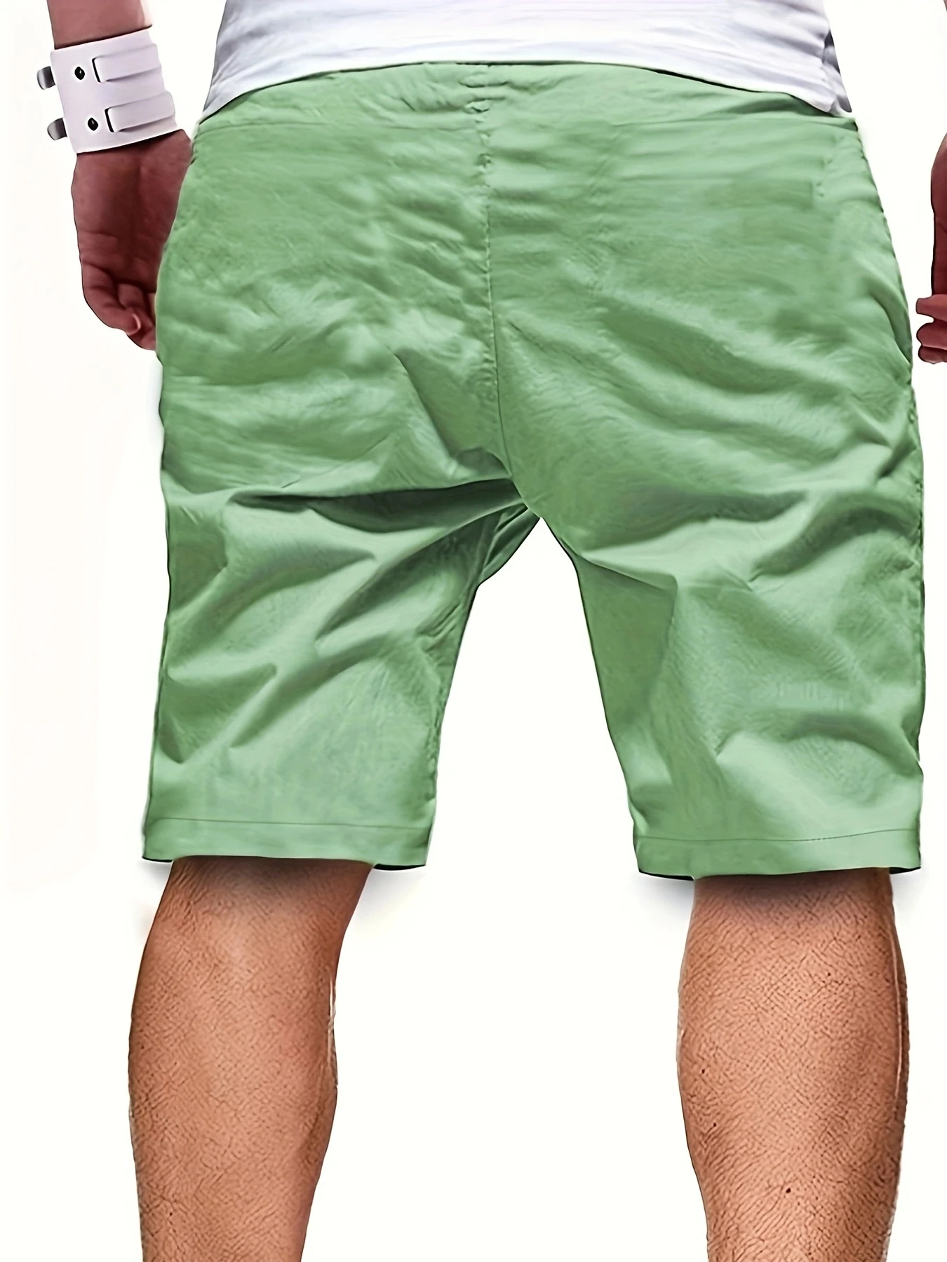 New Summer Men's Casual Short, Bermuda Short, Fitness Jogging Short, Vintage Elastic Waist Cargo shorts