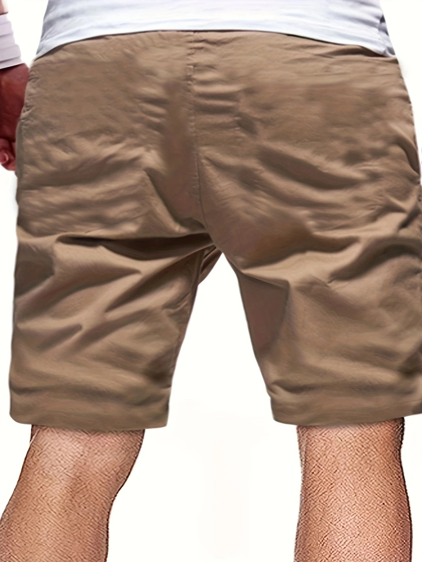New Summer Men's Casual Short, Bermuda Short, Fitness Jogging Short, Vintage Elastic Waist Cargo shorts
