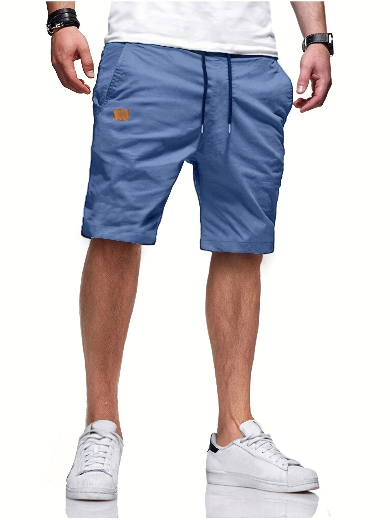 New Summer Men's Casual Short, Bermuda Short, Fitness Jogging Short, Vintage Elastic Waist Cargo shorts