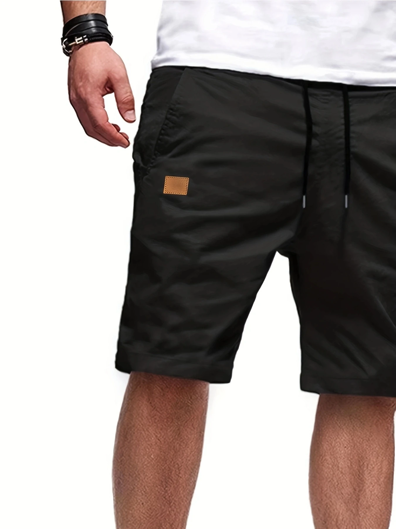 New Summer Men's Casual Short, Bermuda Short, Fitness Jogging Short, Vintage Elastic Waist Cargo shorts