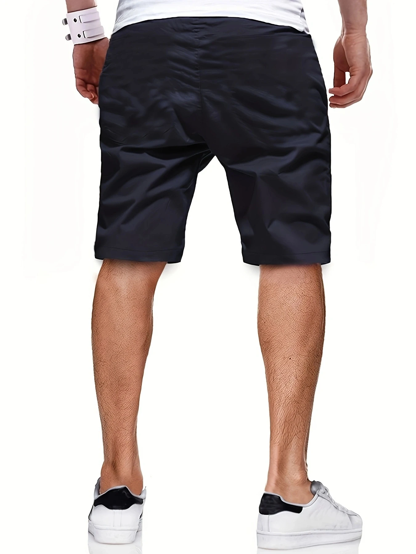 New Summer Men's Casual Short, Bermuda Short, Fitness Jogging Short, Vintage Elastic Waist Cargo shorts
