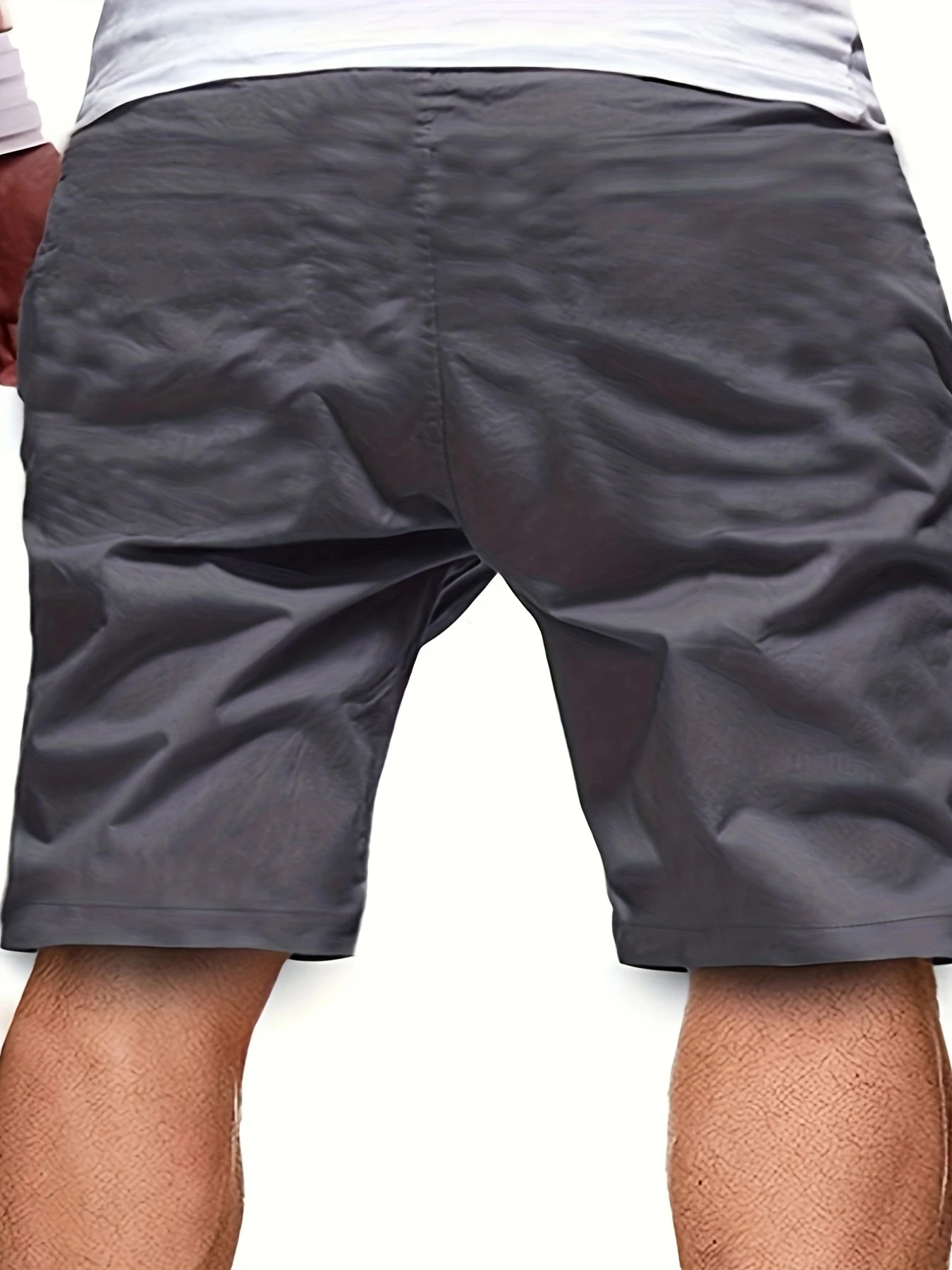 New Summer Men's Casual Short, Bermuda Short, Fitness Jogging Short, Vintage Elastic Waist Cargo shorts