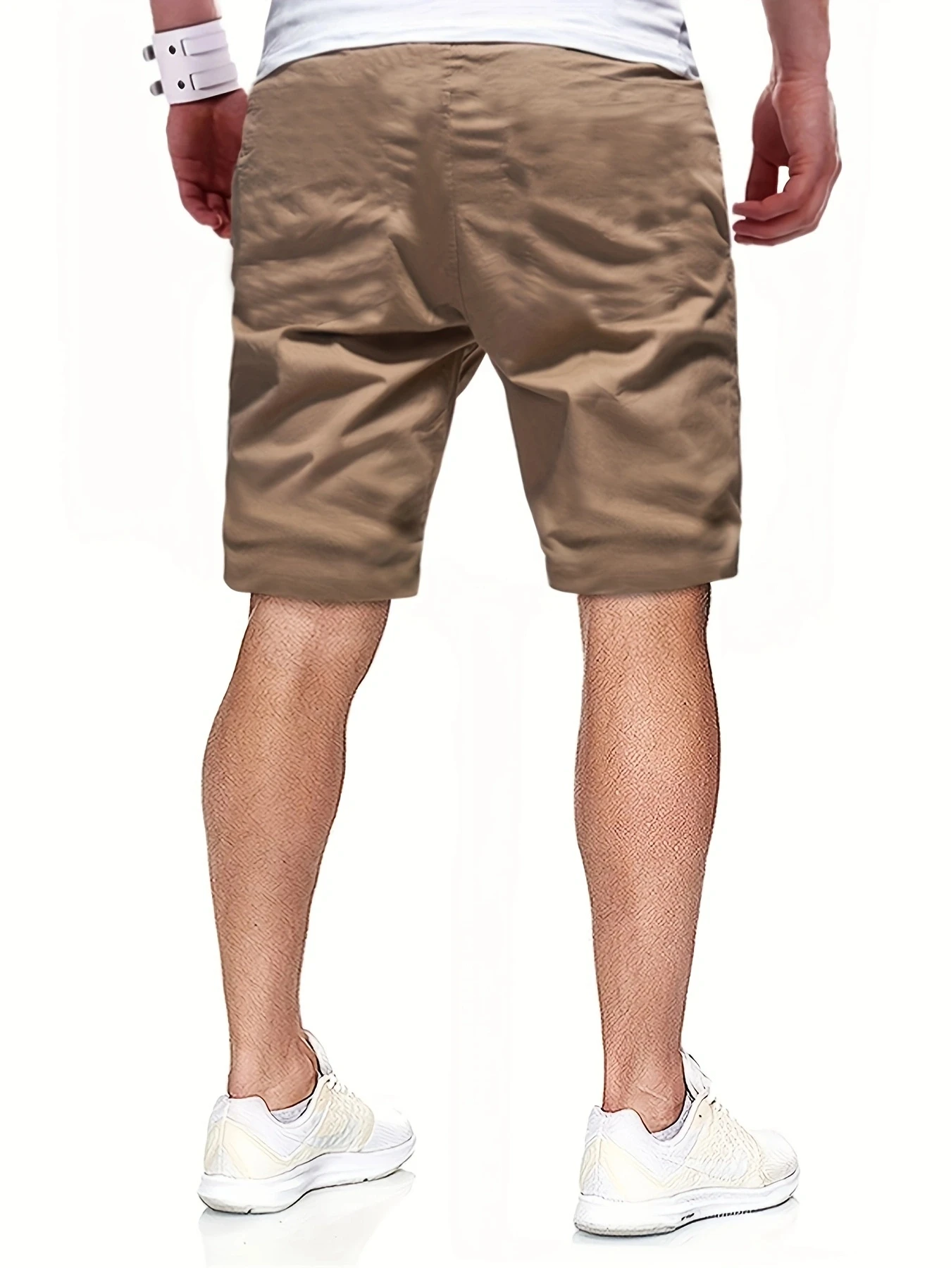 New Summer Men's Casual Short, Bermuda Short, Fitness Jogging Short, Vintage Elastic Waist Cargo shorts