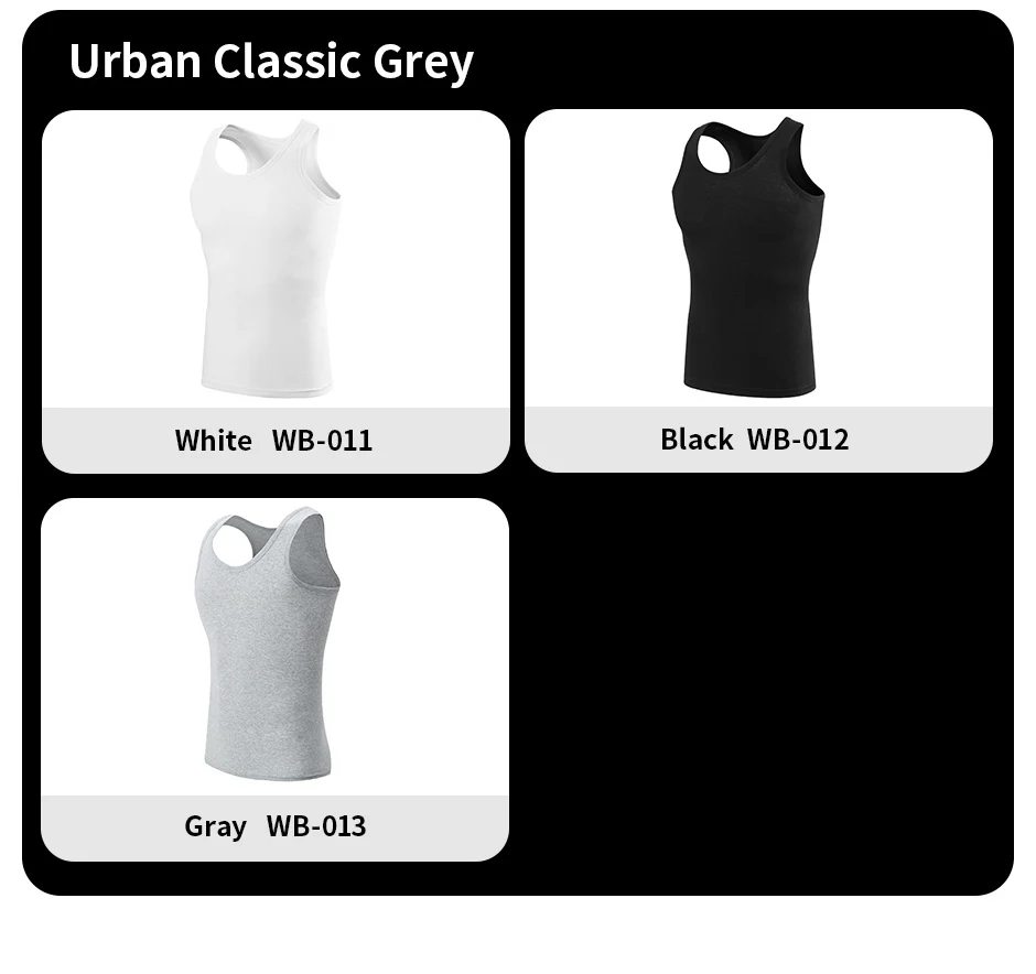 1/3 Piece Men's Cotton Breathable Foundation Joker Black And White Vest Youth Thin Slim Fitness Sports Running Breathable Top