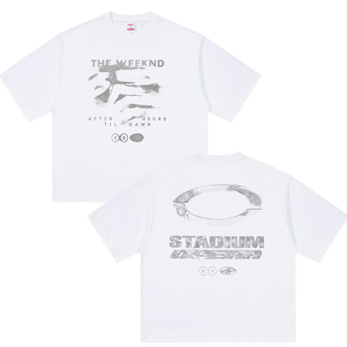 The Weeknd After Hours Til Dawn Stadium European Tour 2026 T-Shirt Men's Hip Hop Pop Fashion Short Sleeve T Shirt Man Streetwear