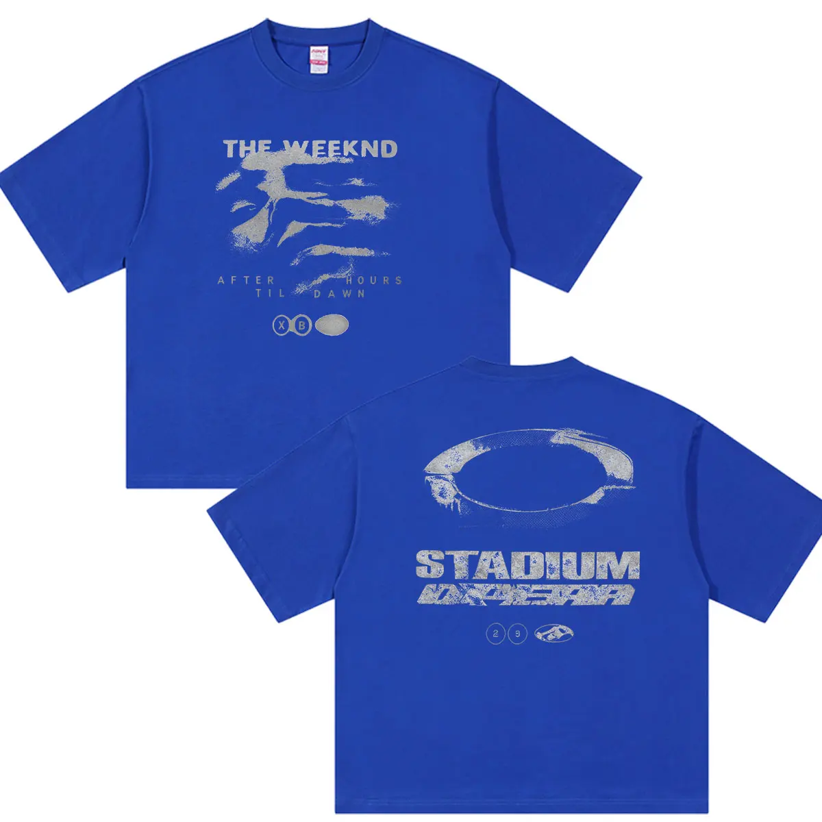 The Weeknd After Hours Til Dawn Stadium European Tour 2026 T-Shirt Men's Hip Hop Pop Fashion Short Sleeve T Shirt Man Streetwear