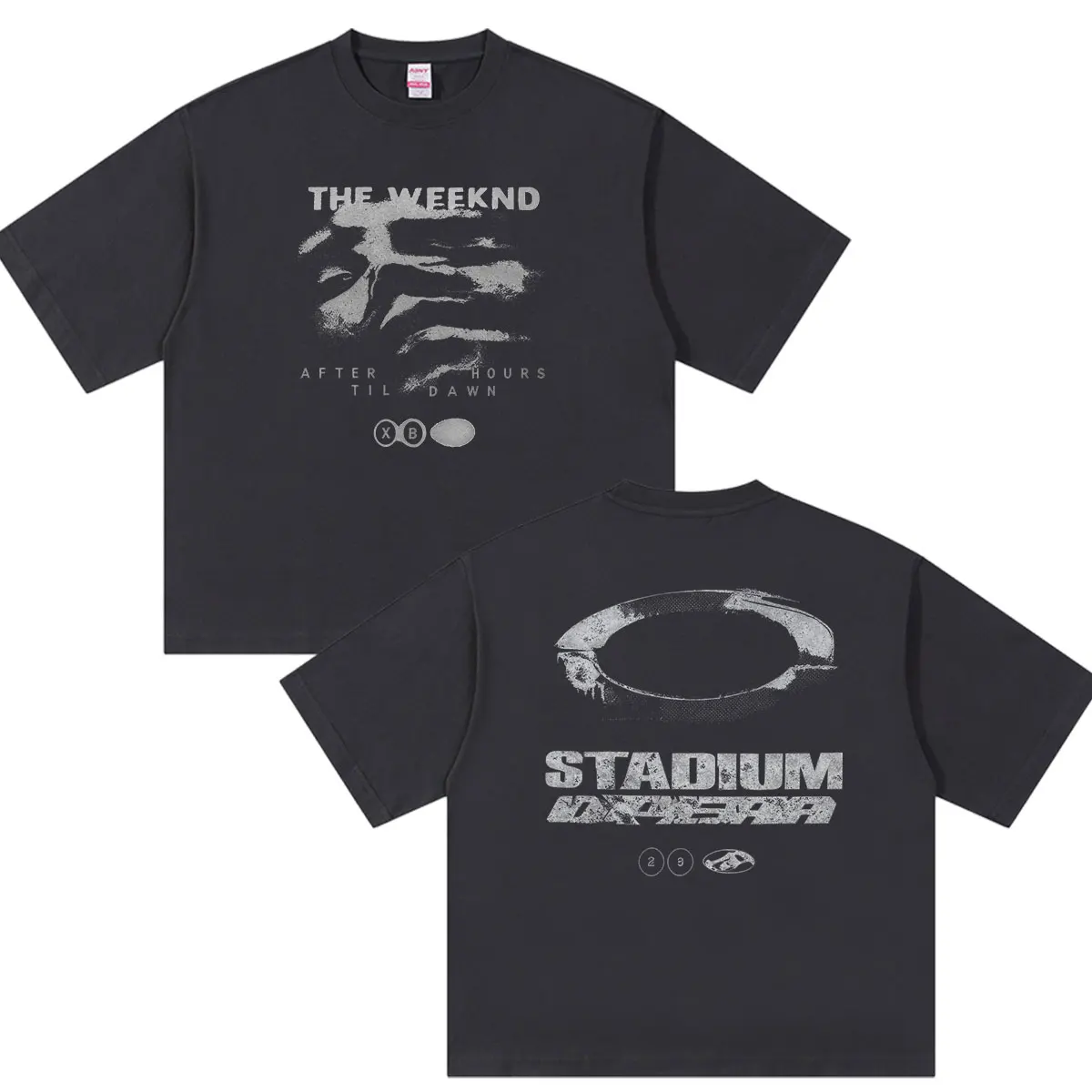 The Weeknd After Hours Til Dawn Stadium European Tour 2026 T-Shirt Men's Hip Hop Pop Fashion Short Sleeve T Shirt Man Streetwear
