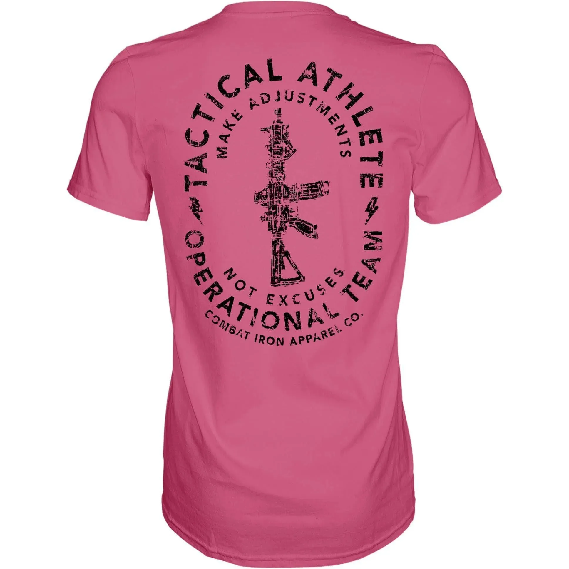 Tactical Athlete Operational Team Men's T-shirt - Combat Iron Military T-shirt - Suitable for Sports Wear Pure Cotton