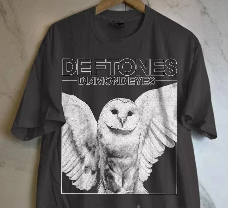 Deftones Tour “Diamond Eyes” Rock Band T-Shirt. A fan-exclusive T-shirt for those seeking light in the darkness.