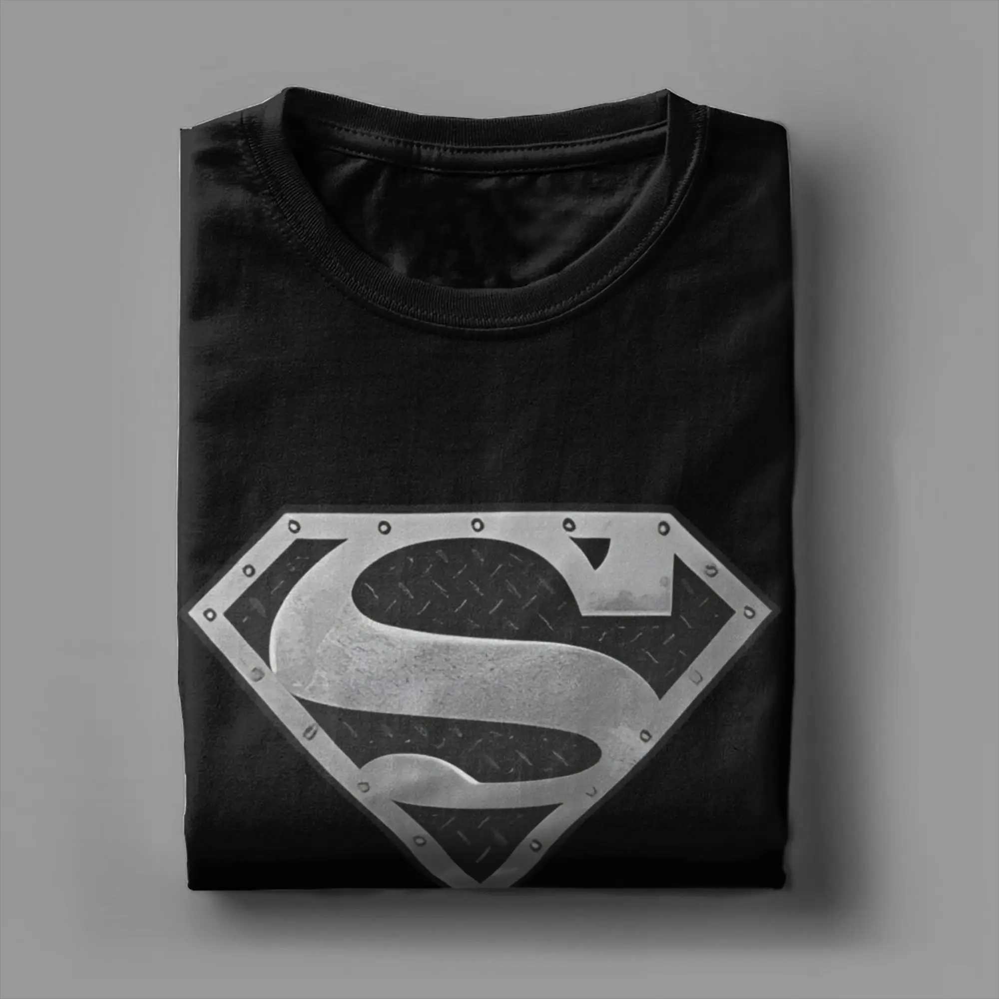 Men Women Comics Supermans T Shirts 100% Cotton Tops Casual Short Sleeve Round Collar Tees Gift Idea T-Shirt