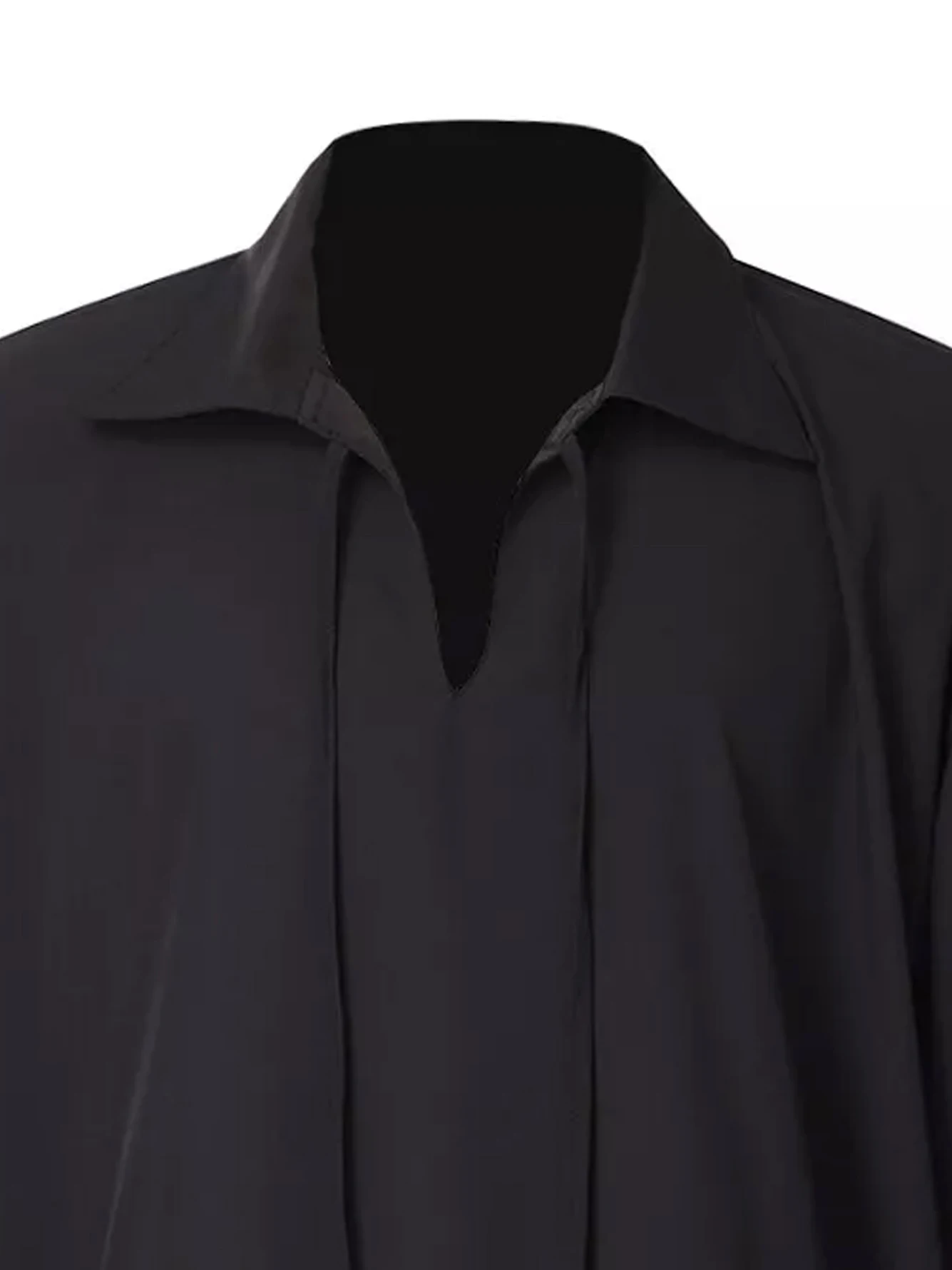 Vintage-Style V-Neck Shirt for Men, Suitable for Pirates, Halloween, Or Vampire Costumes