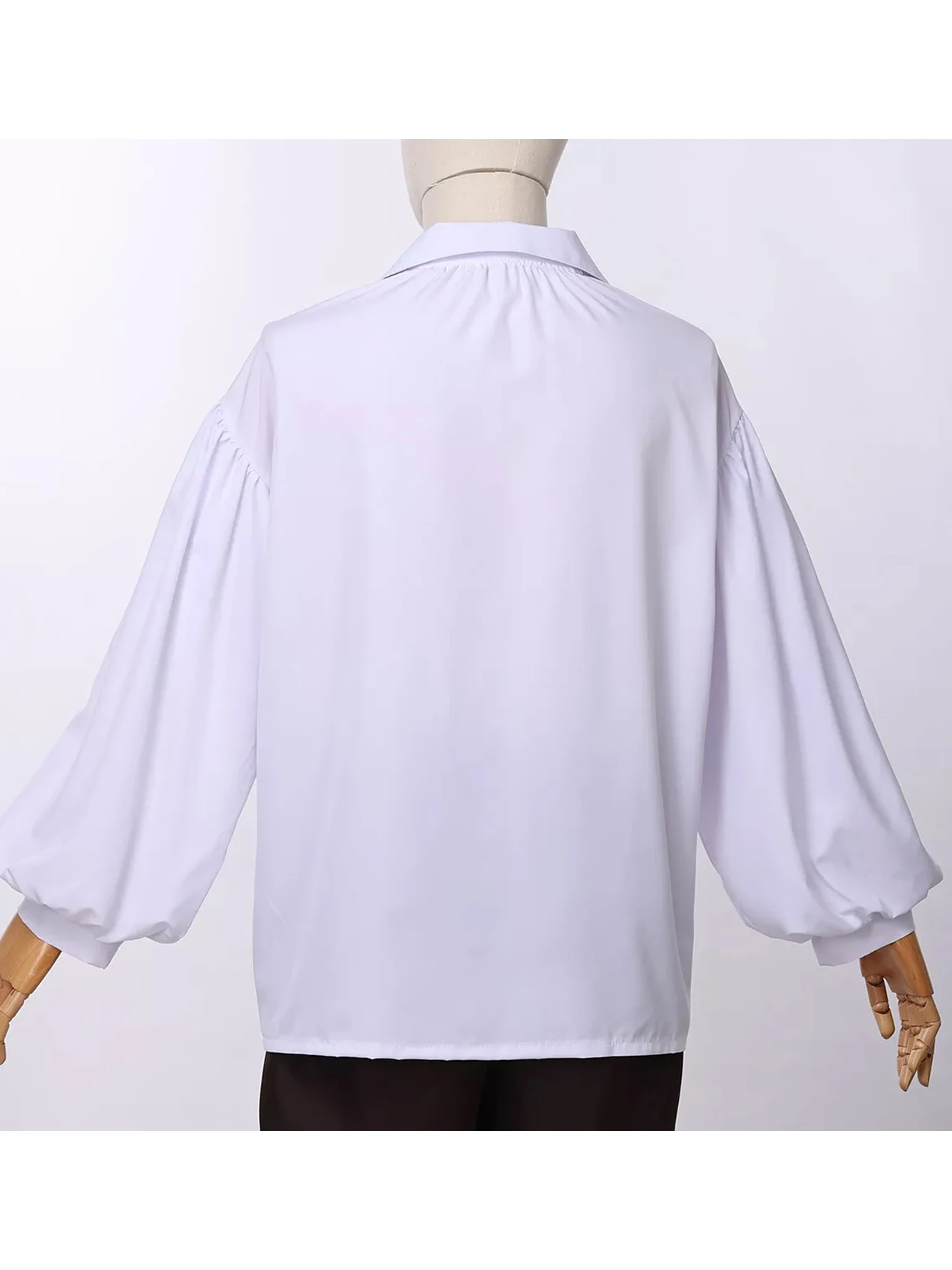 Vintage-Style V-Neck Shirt for Men, Suitable for Pirates, Halloween, Or Vampire Costumes