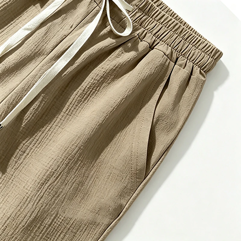 Men Linen Drawstring Waist Shorts Regular Fit Beach Resort Travel Daily Outdoor Vacation Casual Summer Walk Short Pants