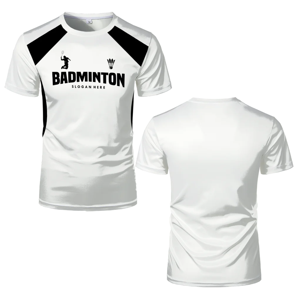 Badminton Jersey T Shirts Men & Women Quick Drying Sports Fitness T-shirt Breathable Round Neck Short Sleeved Training Tees
