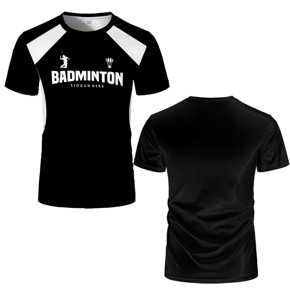 Badminton Jersey T Shirts Men & Women Quick Drying Sports Fitness T-shirt Breathable Round Neck Short Sleeved Training Tees