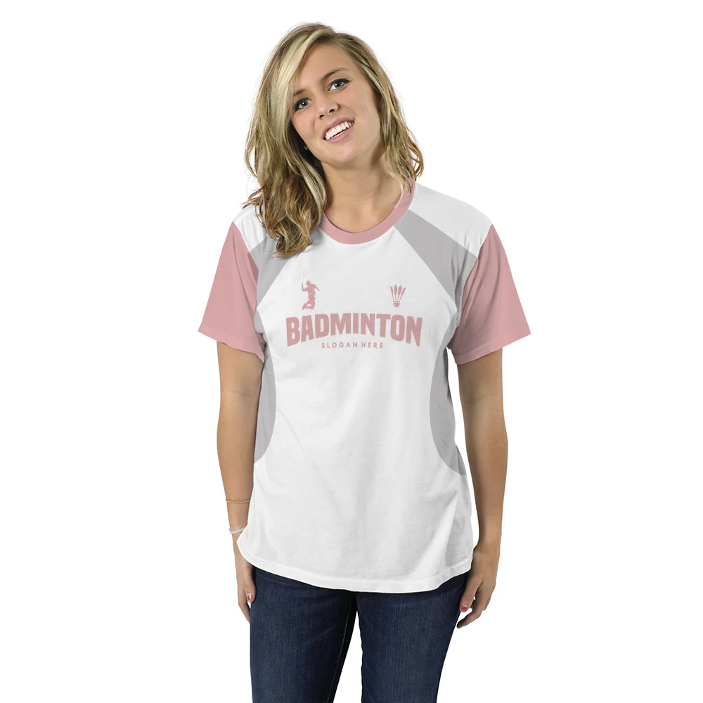 Badminton Jersey T Shirts Men & Women Quick Drying Sports Fitness T-shirt Breathable Round Neck Short Sleeved Training Tees