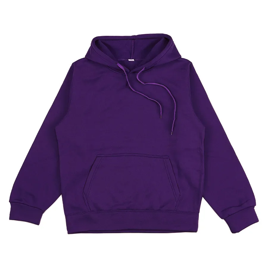 Men's and Women's Solid Color Pocket Hoodies Sports Fitness Sweatshirts Fashionable Casual Pullovers Multi Color