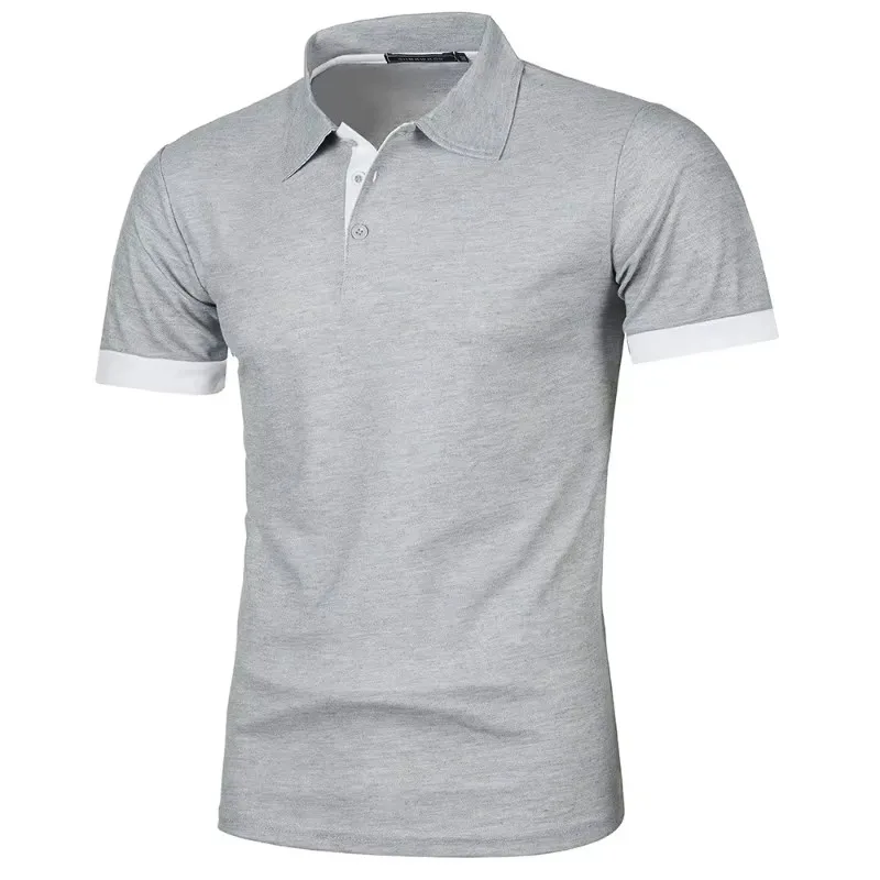 Summer Mens Polo Shirts Short Sleeve Sport T Shirt Quick Dry Athletic Workout Polo Lightweight Breathable Streetwear