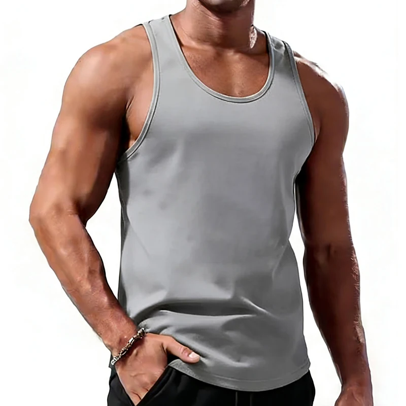 2026 Men's Gyms Vest High Quality Mesh Sleeveless Shirts Men Summer Tank Tops Basketball Tanktop Casual Fitness Sports Vest Men