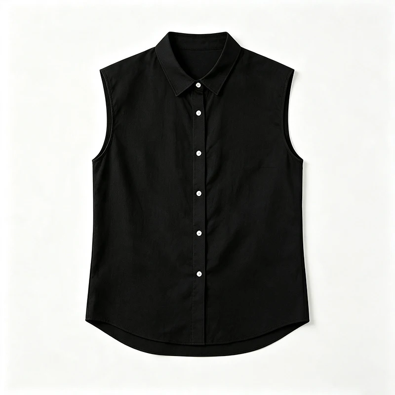 2026 Men's Sleeveless Cotton Linen Shirt Turn Down Collar Button Up Solid Regular Fit Summer Casual Beach Daily Outdoor Tops