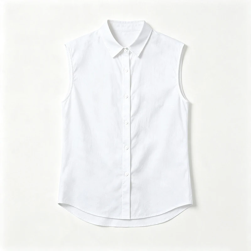 2026 Men's Sleeveless Cotton Linen Shirt Turn Down Collar Button Up Solid Regular Fit Summer Casual Beach Daily Outdoor Tops