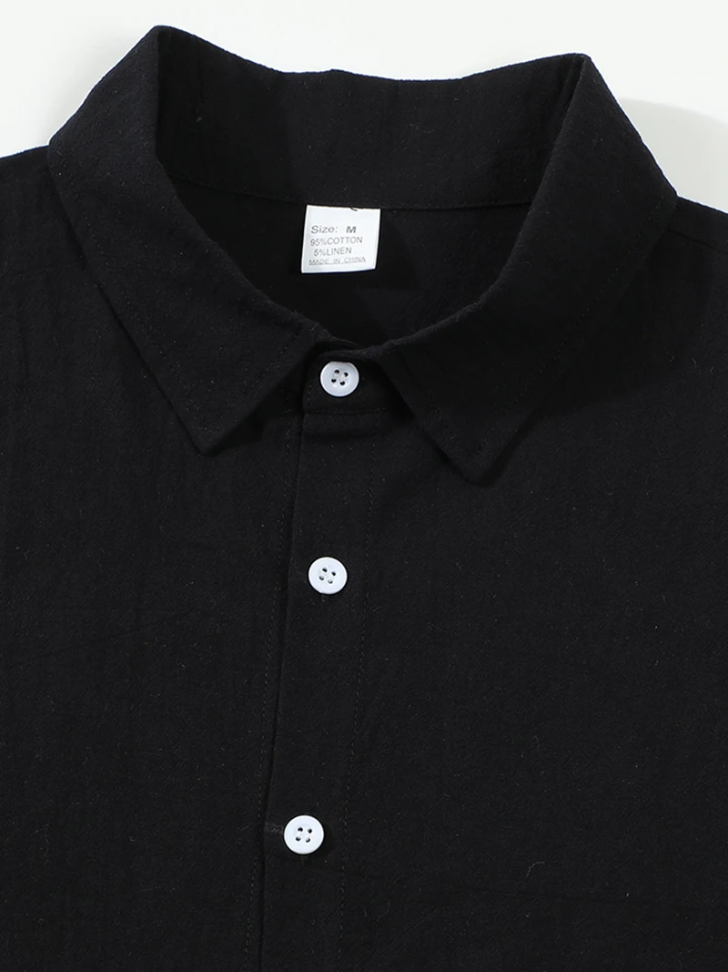 2026 Men's Sleeveless Cotton Linen Shirt Turn Down Collar Button Up Solid Regular Fit Summer Casual Beach Daily Outdoor Tops