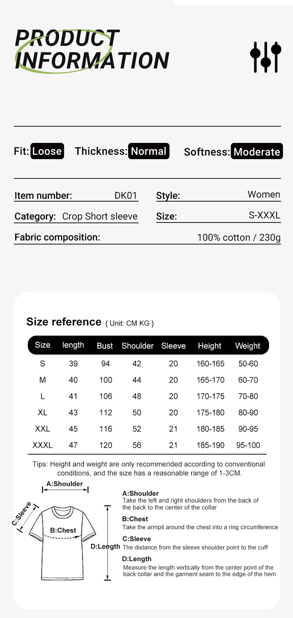 S-3XL New Solid Short Sleeve Mens Black White Crop Top Casual Loose T-Shirt Street Sport Tops Summer Cotton Trendy Clothing