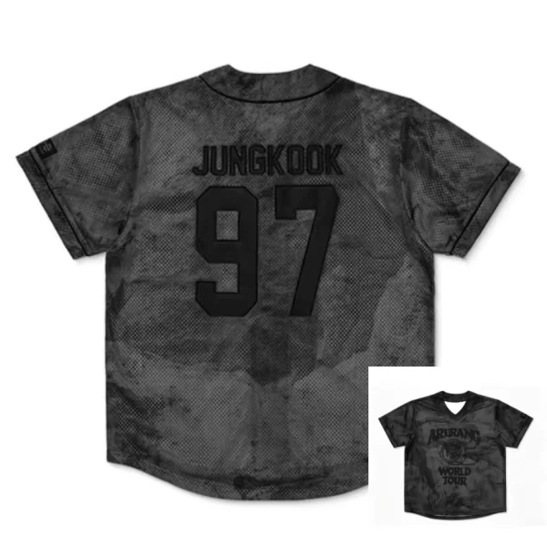 2026 Kpop J-Hope #94 BTS Arirang World Tour New Merch Unisex Jersey Oversized Breathable Men's Women's Y2k Quick-drying T-shirt