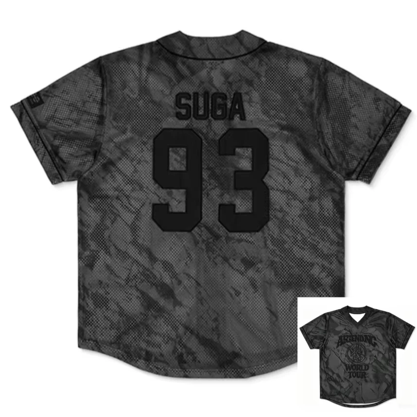 2026 Kpop J-Hope #94 BTS Arirang World Tour New Merch Unisex Jersey Oversized Breathable Men's Women's Y2k Quick-drying T-shirt