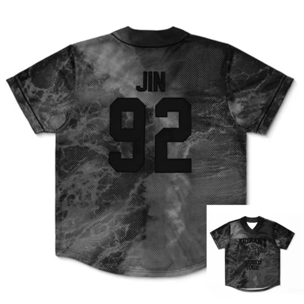 2026 Kpop J-Hope #94 BTS Arirang World Tour New Merch Unisex Jersey Oversized Breathable Men's Women's Y2k Quick-drying T-shirt