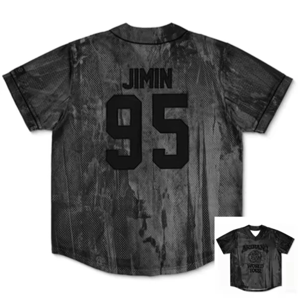 2026 Kpop J-Hope #94 BTS Arirang World Tour New Merch Unisex Jersey Oversized Breathable Men's Women's Y2k Quick-drying T-shirt