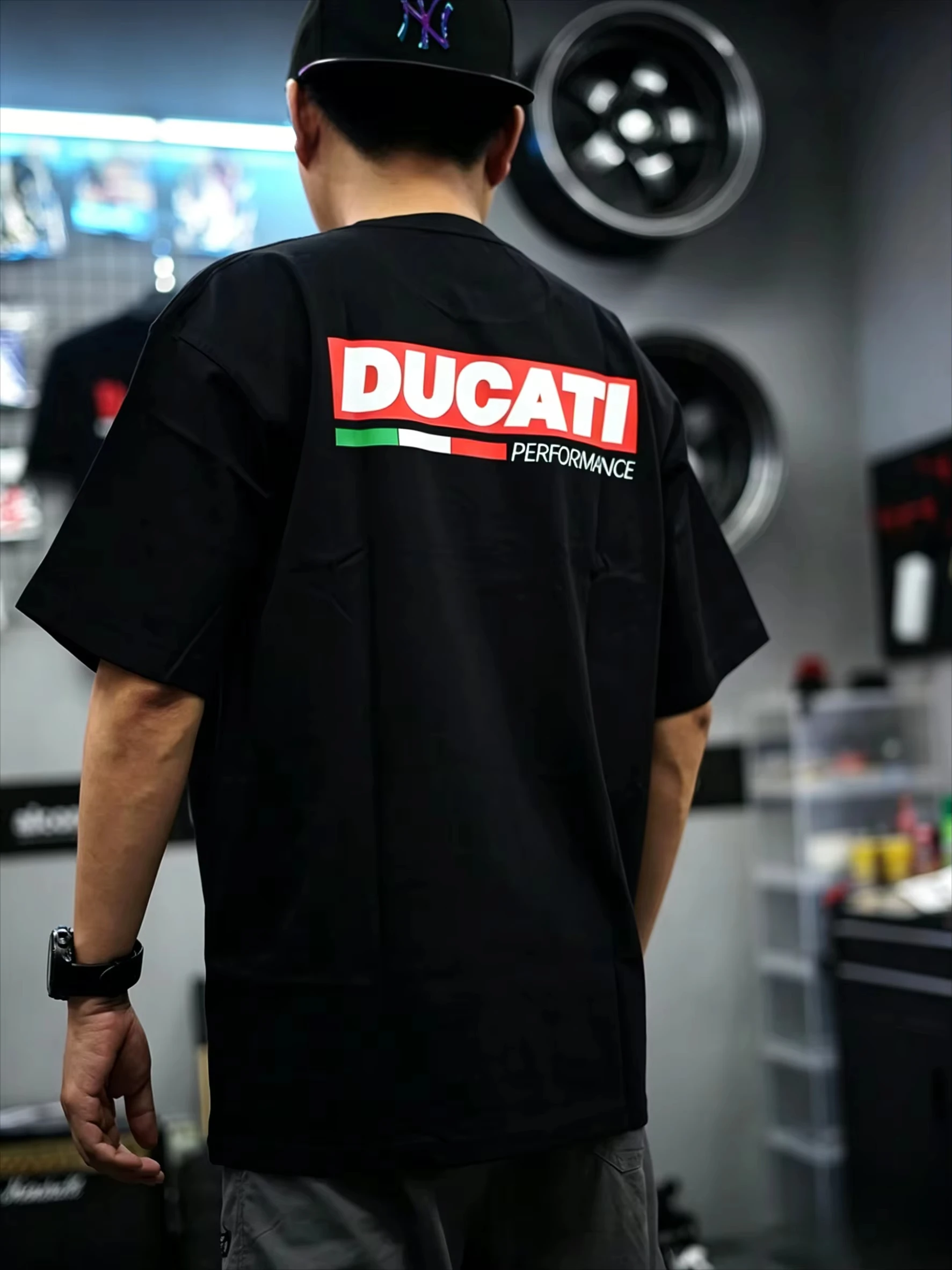 2026 Summer Fashion Attitude. Suitable for Ducati MOTO GP Team Racing Motorcycles, Motorcycle Riders' Short-sleeved T-shirts.