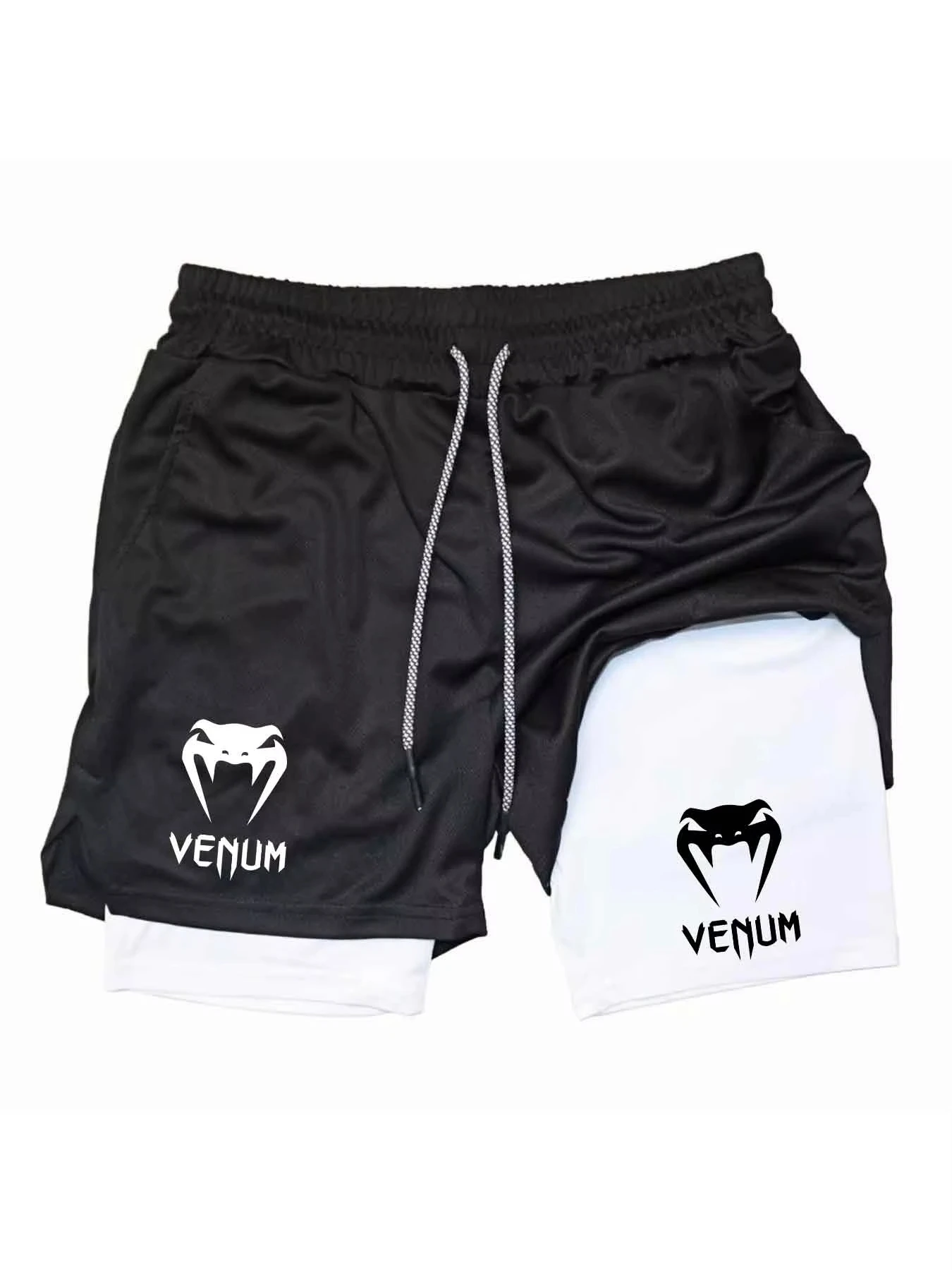 2026 Summer Sports Shorts 2-in-1 Gym Running Shorts Slow Running Casual Sportswear Fitness Double Layer Shorts