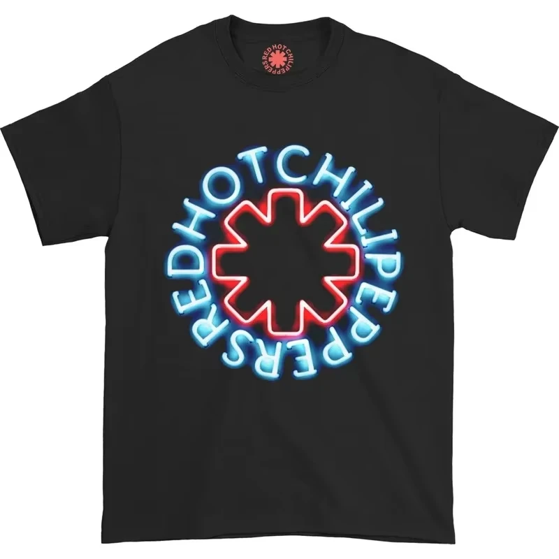 2026 New Cotton Tshirt Red Hot Chili Peppers Men Cartoon Cool Funny Women and Men T-shirt Harajuku Short-Sleeve Loose Tees