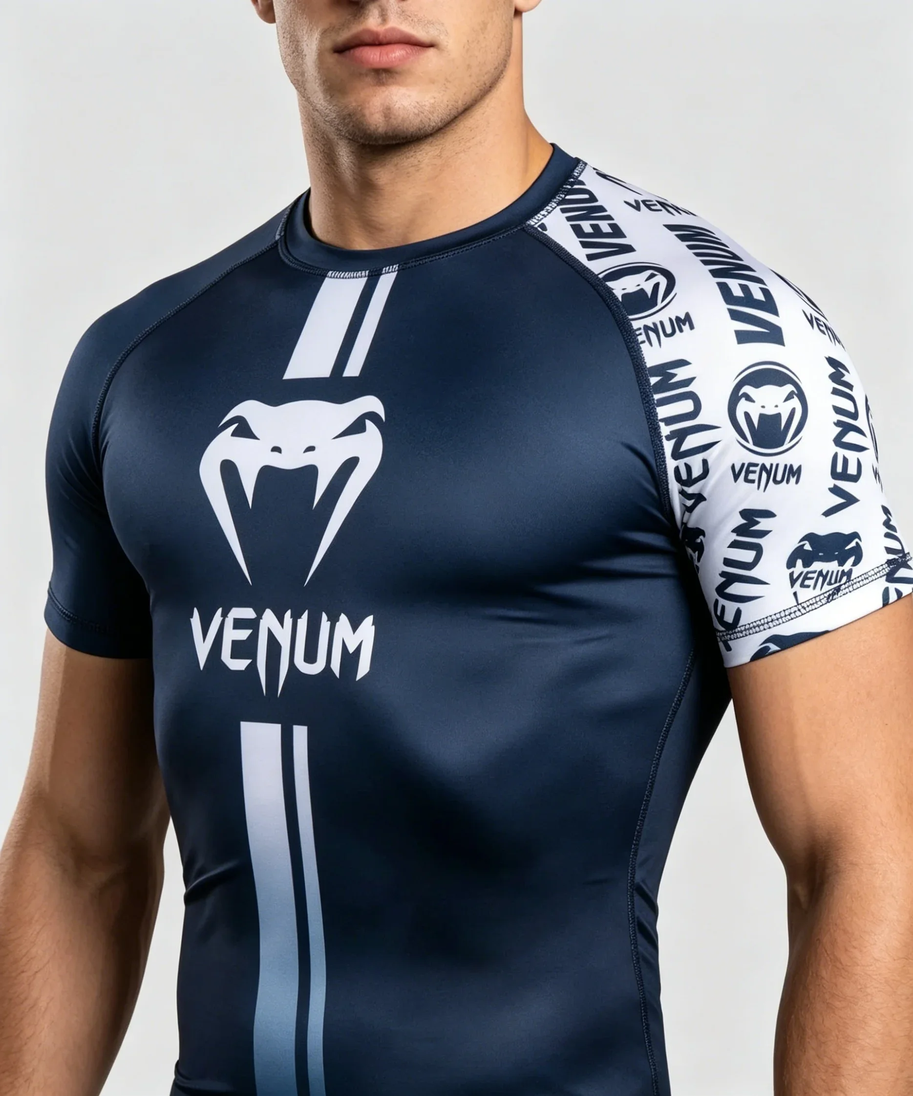2026 Summer Men's Sports Compression Short-sleeve T-shirt Quick-dry Breathable Gym Training Top