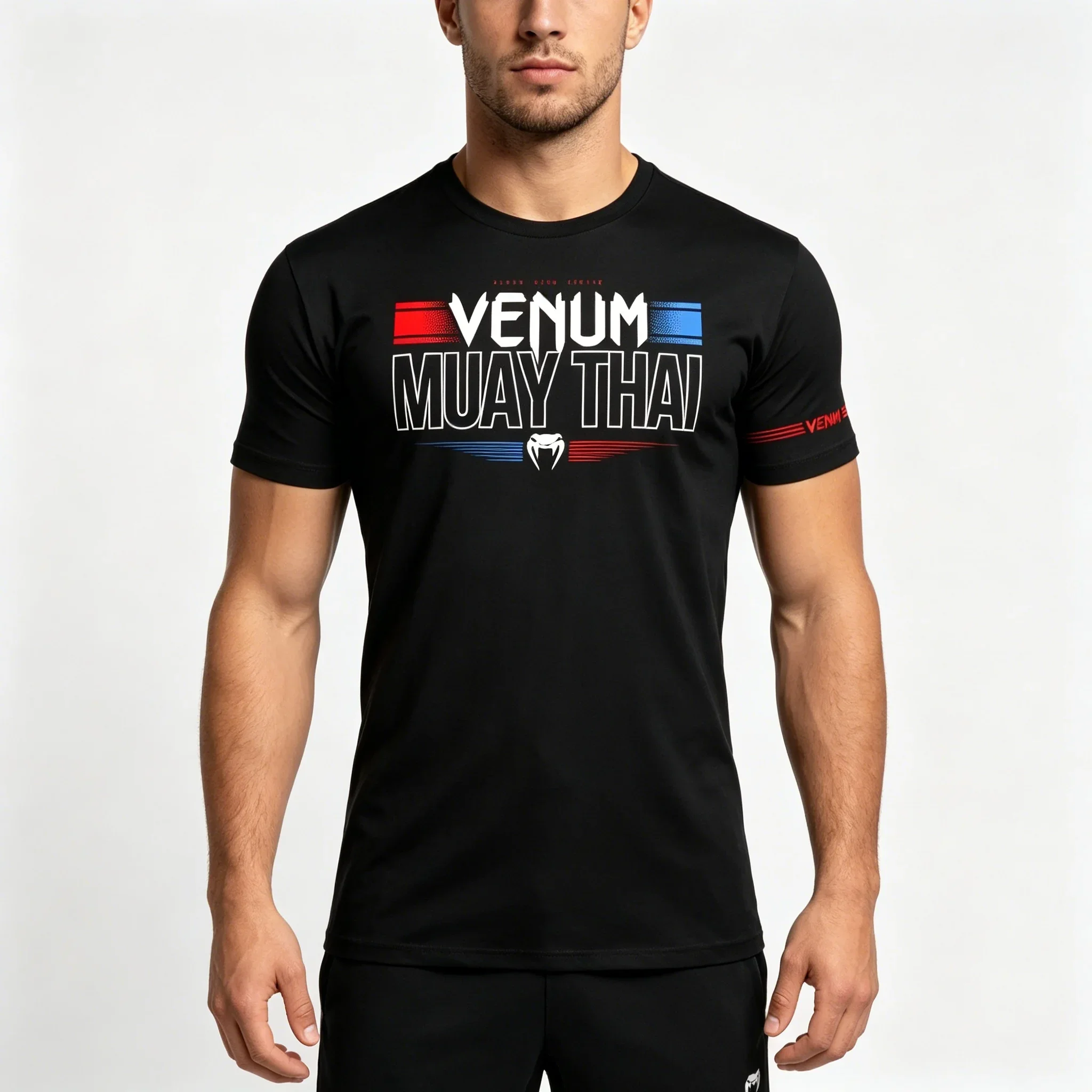 2026 Summer Men's Sports Compression Short-sleeve T-shirt Quick-dry Breathable Gym Training Top