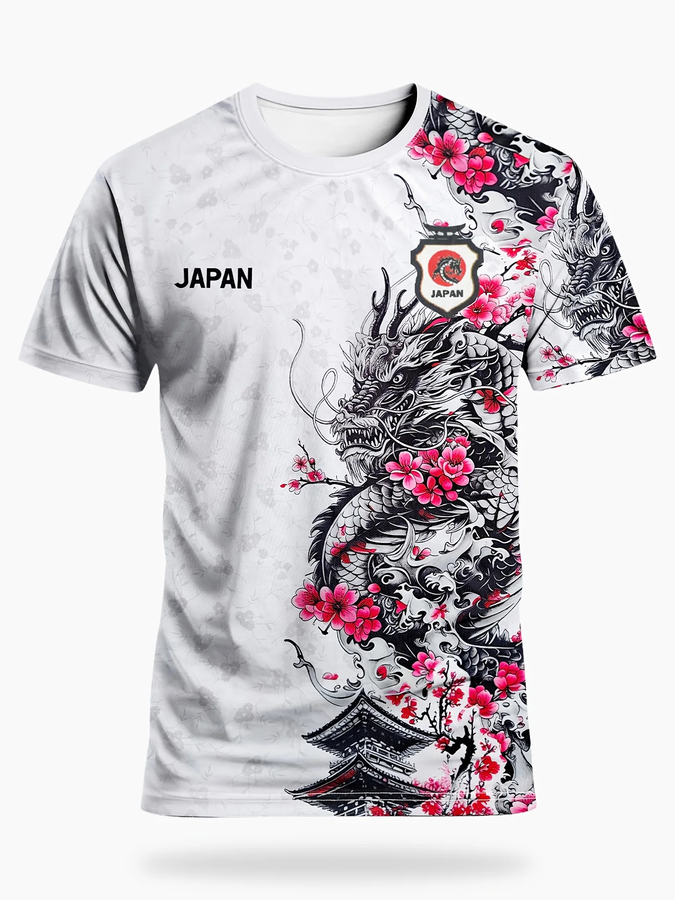 Japanese Style Soccer Jersey With Logo Design Breathable Quick-Dry For Sports Youths Japanese Culture Lovers Perfect Sports Gift