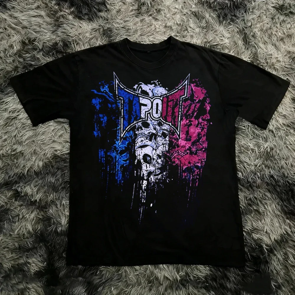 Vintage Y2K Tapout T Shirt Men Women Summer Graphic Print T-shirt USA Y2K 90s Tee Fashion Gothic Streetwear Summer Tee Tops