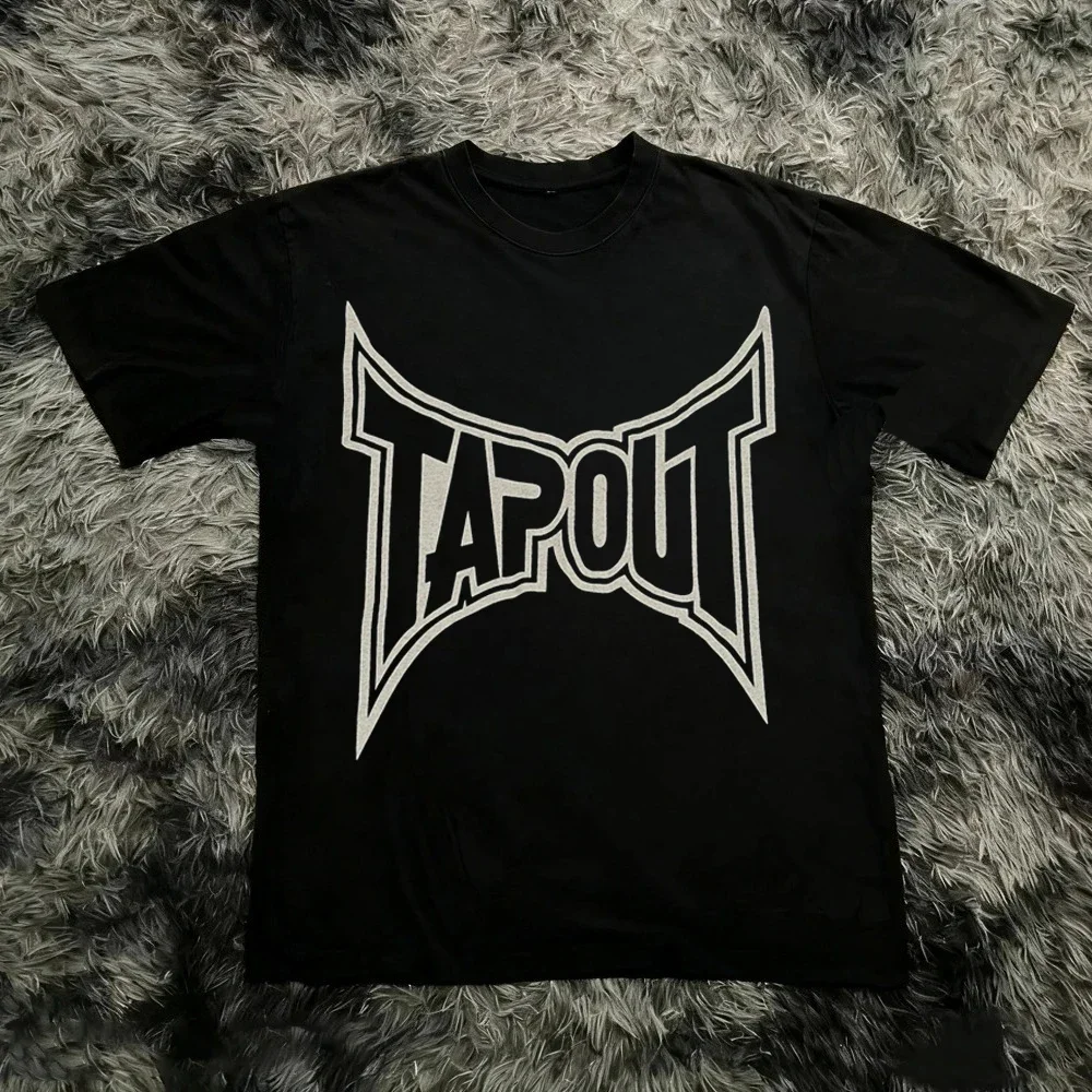 Vintage Y2K Tapout T Shirt Men Women Summer Graphic Print T-shirt USA Y2K 90s Tee Fashion Gothic Streetwear Summer Tee Tops