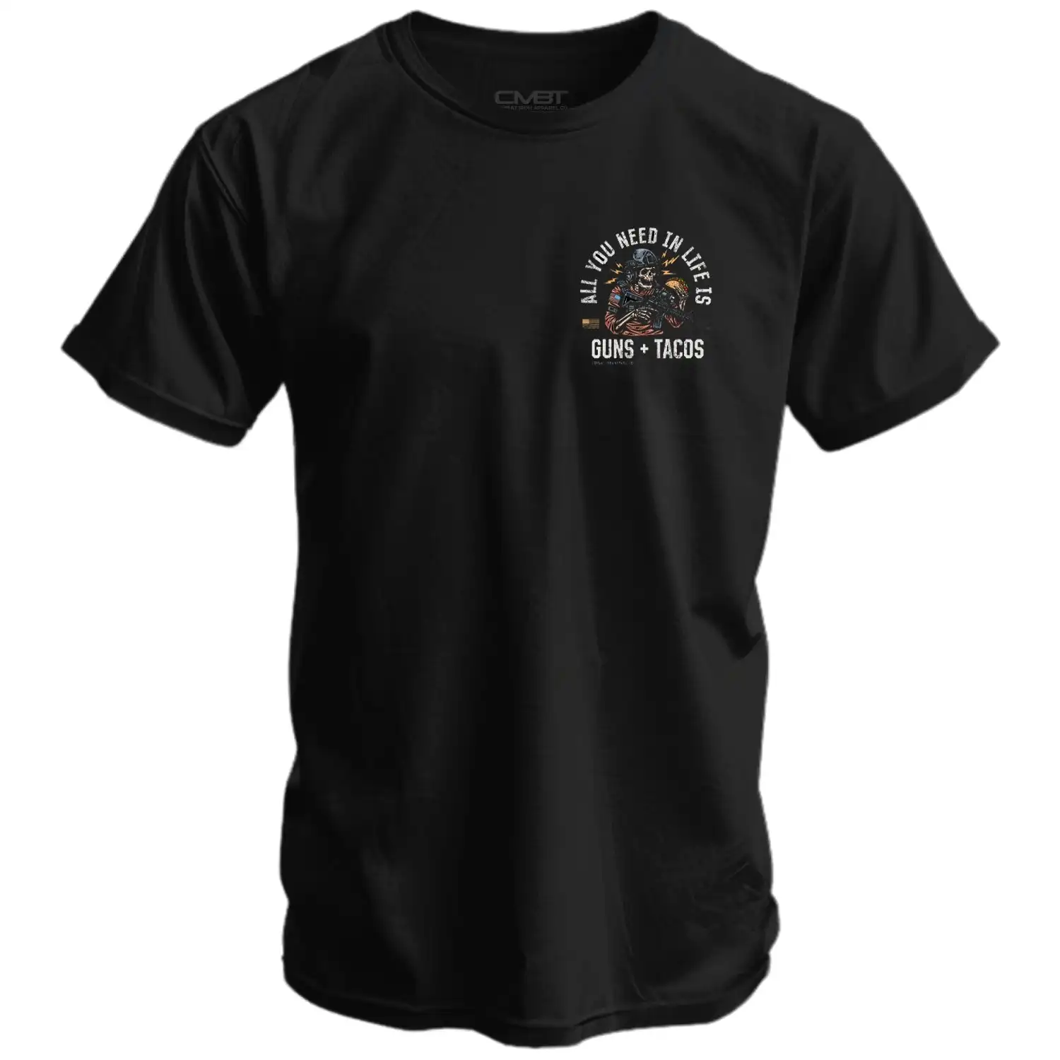 All You Need in Life Is Tacos Men's T-Shirt - Combat Iron Military T-shirt - Suitable for Sports Wear Pure Cotton